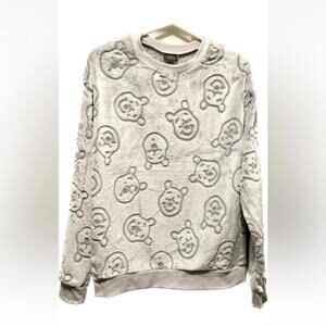 Disney Winnie The Pooh Women’s Sweatshirt Size Medium, Cozy Soft Sweater
